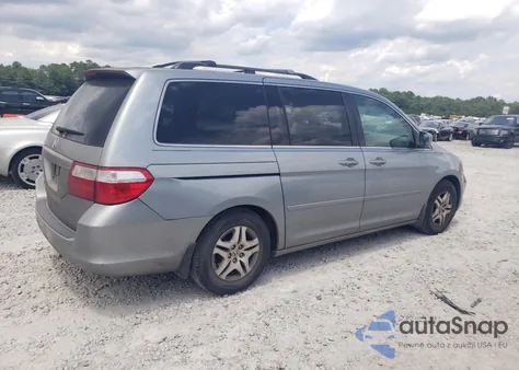 2006 Honda Odyssey Exl из США, поврежденный, VIN 5FNRL38766B088435